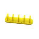 3Pcs False Nail Art Tip Display Practice Base Frame Stand Polish Diy(Yellow