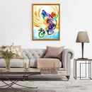 5D DIY Full Drill Diamond Painting Wolf with Wings Cross Stitch Mosaic Kit