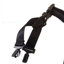 Universal Batting Bicycle Safety Helmet Chin Strap with Chin Cup Black Nylon
