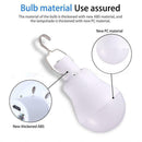 Solar Panel Powered LED Bulb Lamp Portable Tent Fishing For Outdoor Light H T7C6