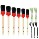 11 Pieces Auto Detailing Brush Set For Cleaning Wheels, Interior, Exterior,