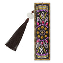 DIY Special Shaped Diamond Painting Creative Leather Tassel Bookmark Crafts