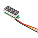 0-100V Mini LED Digital Display Voltmeter Car Voltage Gauge Panel For Red Modern