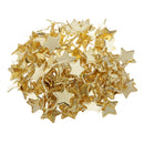 100 Pieces Star Head Metal Brads Paper Fasteners Scrapbooking Embellishment for