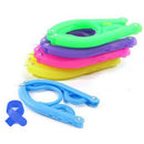 5pcs colorful candy color travel folding foldable portable mini clothes han M3T1