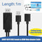 USB Female to 1080P HDMI Male HDTV HD Video Cable Converter Adapter For Phone