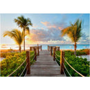 4 Pack Coconut Tree DIY 5D Diamond Painting Kit Full Drill Cross Stitch Decor