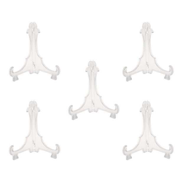 10xFolding Picture Frame Easel Stand Clear for Shop Cafe Art Gallery 10cm 14cm