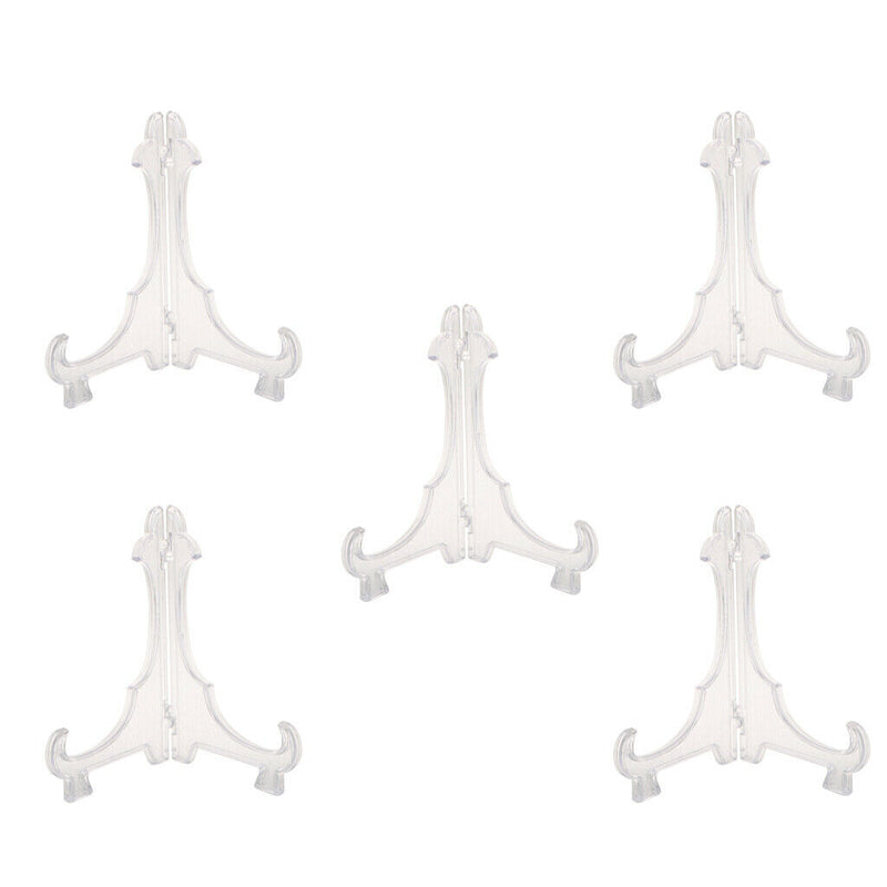 10xFolding Picture Frame Easel Stand Clear for Shop Cafe Art Gallery 10cm 14cm
