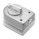 Glass Sliding Door Latch Lock Non-Apertured Stainless Steel Glass Door Lock J6F9