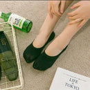 5 pairs Women Soft Candy Color Cotton Short Fashion Ankle Socks Random Color!j