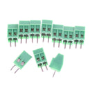 10pcs 2 Poles KF128 2.54mm PCB Universal Screw Terminal Block~~ LJ