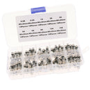 100Pack 5*20mm 0.2A-20A Fast-blow Glass Tube Fuses Kits for electronic