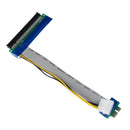 PCI-E 1X Slot Riser Card Extender Extension Ribbon Flex Cable PCI-Express Lead