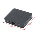 New 2 Output 1 Input HDMI Splitter Amplifier Switch Box Hub View HD 1080P