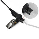 3.5mm Police Listen Only Acoustic Tube Earpiece with One Pair Medium Earmol K7F7