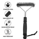 Kitchen  BBQ Grill  Cleaning Brush Stainless Steel Bristles Cleaning Brushes Hn