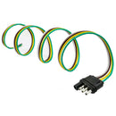 4 Pin Trailer Adapter Wire Harness Plug Exterior Flat Connector Wishbone Style