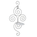 Wall Mounted Iron Tealight Votive Candle Holder Stand Home Decor White
