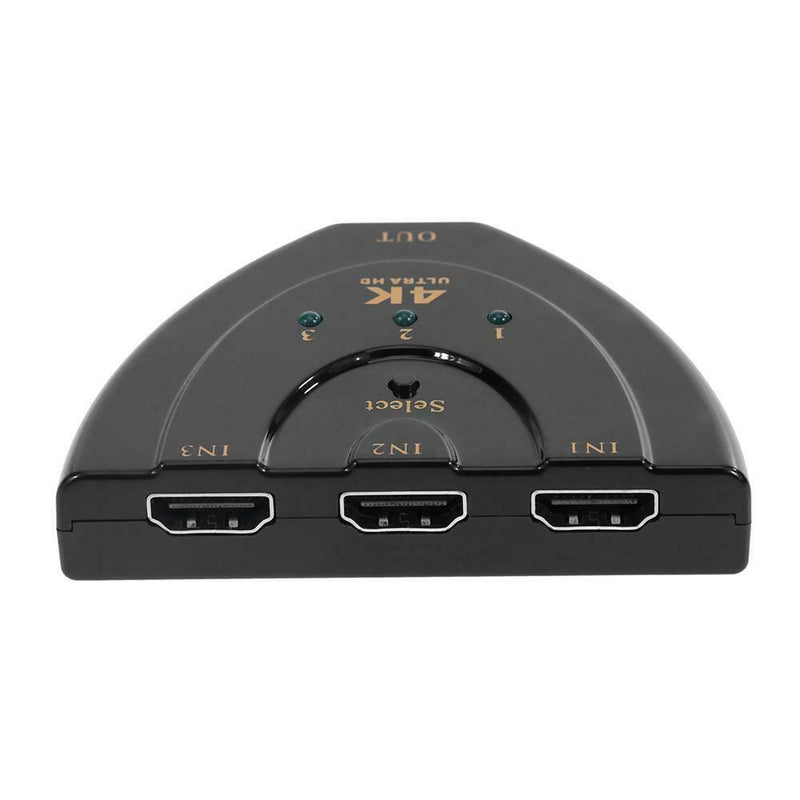 3 to 1 Port HDMI Splitter Converter Adapter Video Switcher Supports 4Kx2K