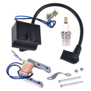 Ignition Coil Magneto Spark Plug fit for 49 50cc 60cc 80cc Engine Motorized Bike