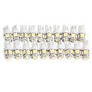 SN9F 2PCS T10 5050 5SMD LED White Light Car Side Wedge Tail Light Lamp Bright