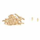 50 Pcs Male to Female Thread Brass Pillars Standoff Spacer M2x5mmx8mm U4J9