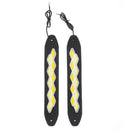 2pcs 12V Dual Color Car COB 10LED Light Waterproof Driving DRL Fog Lamps