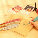 Colorful Feather Shape Gel Ink Pen Rollerball Refills Stationery School Things