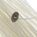 50 Pieces 7.87 Inch Natural Candle Wick, Low Smoke Pre-Waxed, Pre-Tabbed, 100%