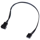 1pc Motherboard PWM Fan 4Pin Splitter Extension Cable Wire Cord Fan Ca ï¼W