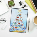 DIY Christmas Tree Special Shaped Diamond Painting 60 Pages A5 Notebook