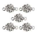 5pcs Flower Shape Bracelet Necklace Clasp Hook Connector Jewelry Findings