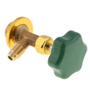 Low Pressure Dispensing Valve Bottle Opener 1/2 SAE Adapter for R134a Green