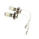 2 Pcs Fog Lights High Power Constant Current H3 Car LED Light White 28 Lamp A