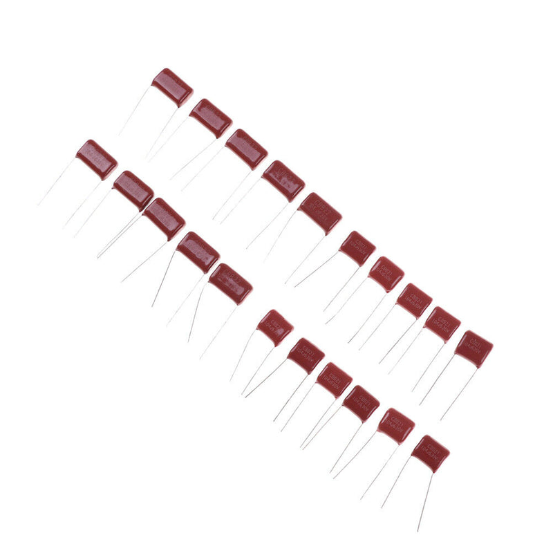 10pcs, CBB 104J 630V 100NF 0.1UF P10mm Metallized Film Capacitor B Ew