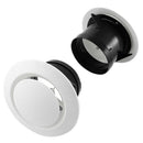 100mm Mounting Dia Adjustable ABS Disk Ventilation Grill Round Exhaust Mani J4K2