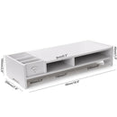 Multifunction Desktop Monitor Stand Computer Screen Riser Desk Organizer La