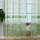Door Window Tulle Voile Curtain Drape Panel Sheer Scarf Valance Divider Green