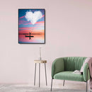 5D DIY Full Round Drill Diamond Painting Lake Love Cross Stitch Embroidery