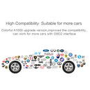 A1000 Windscreen Car Head Up Display 3.5" HUD OBD II ODB2 MPH KMH Speed Warning