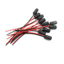 10PCS T10 Light Bulb Extension Socket Holder Soft Rubber Push-in Wedge Base  Z