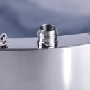 Stainless steel hip liquor whiskey alcohol flask cap 7 oz pocket wine bottle F