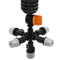 Hanging Anti Drip Misting Nozzle Cross Atomizing Nozzle Fog Water Spray To
