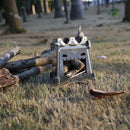 Stainless Steel Firewood Stove Portable Outdoor Picnic Camping Cooking Tool