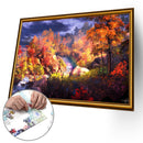 1000pcs DIY Paper Jigsaw Autumn Forest Puzzle Toys Landscape Picture Decor