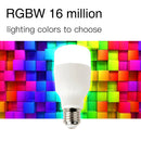WiFi Smart Bulb Colorful LED 7W RGBW APP Alexa Google for Smart Home E27 E26 JR