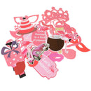 20pcs Hawaii Beach Seaside Babyshower Girl Pink Photo Booth Props Flamin_
