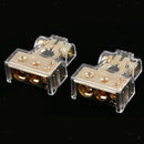 Pair Copper Alloy Positive Negative Battery Terminals Quick Connect Clamps for
