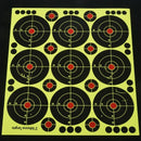 90Pcs 3 Inch Targets Reactive Splatter Paper Target for Archery Hunting S5C7